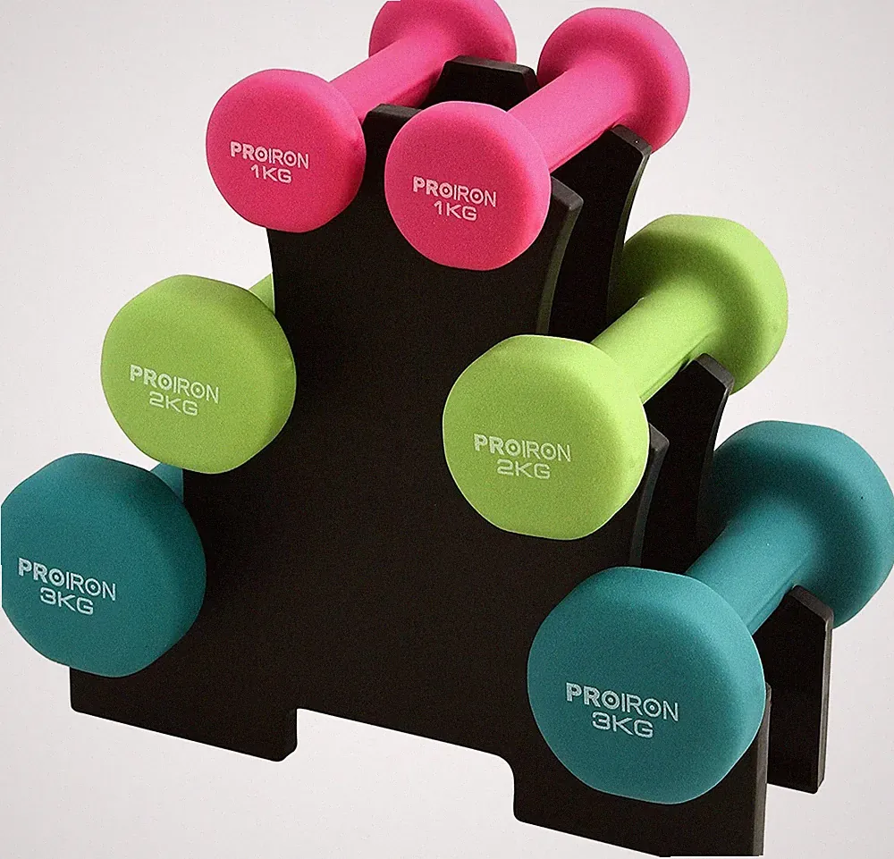 PROIRON Neopren Heimtraining für Arm/Hand/Gewichte in 1kg 2kg 3kg