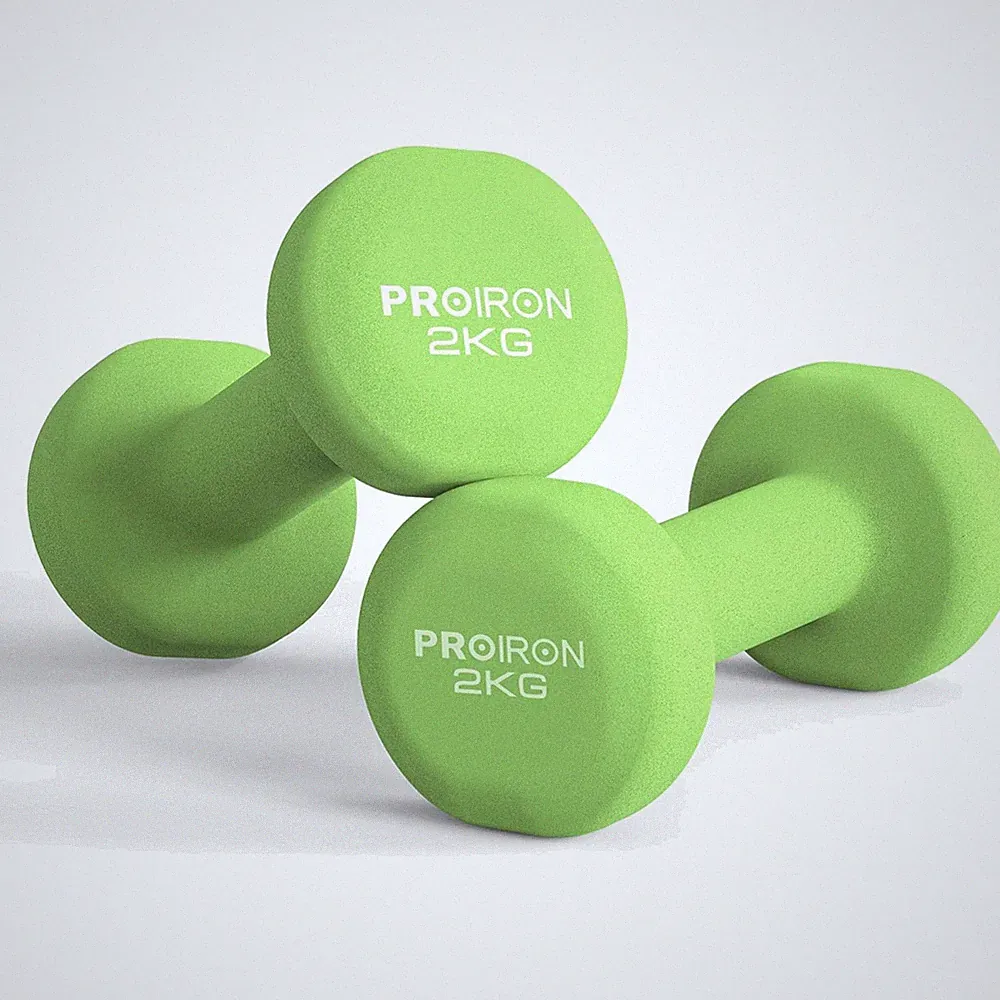 Proiron Neopren Kurzhanteln 2er-Set 2 kg