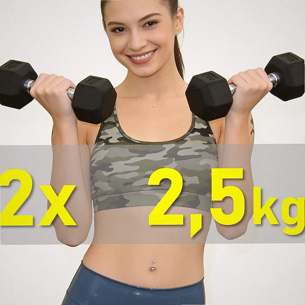 QMBasic 2,5 kg Kurzhantel Set