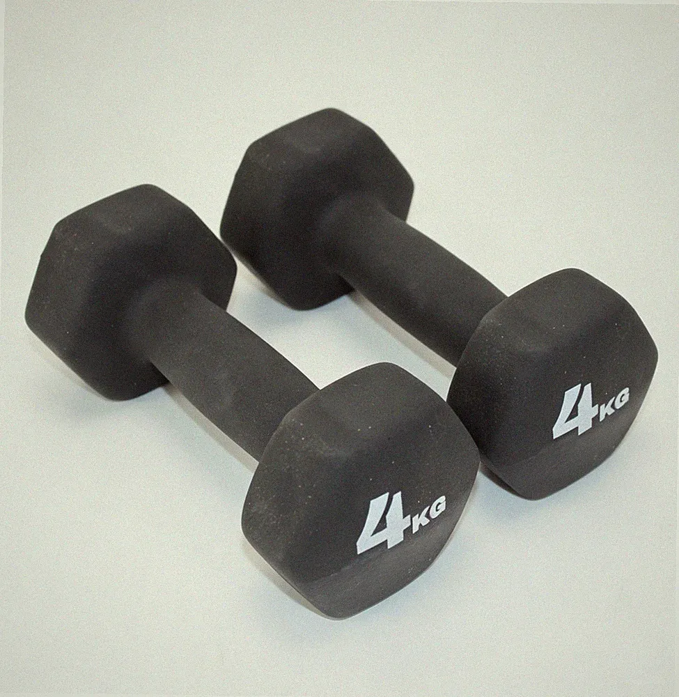QMBasic 4 kg Kurzhanteln 2er Set Neopren