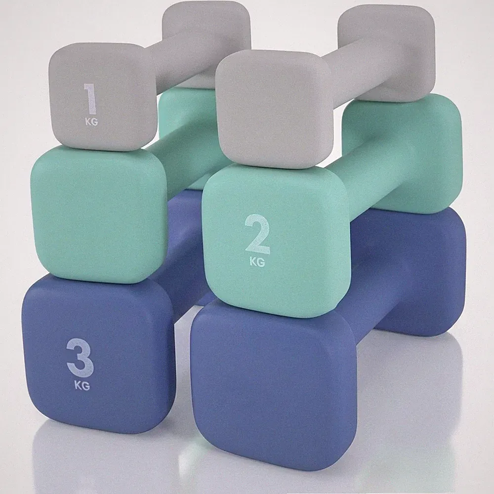 QMBasic Hantel Set 3 Paar Neopren