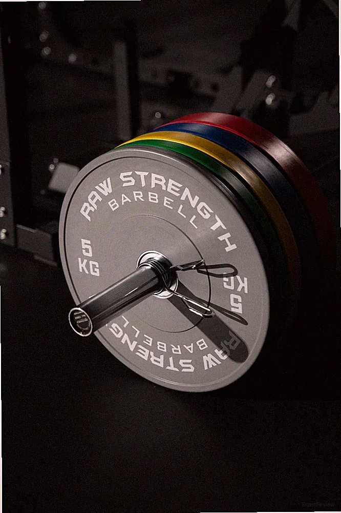 RAW STRENGTH BARBELL™ 170KG PREMIUM OLYMPIC WEIGHT BUMPER PLATES AND 7FT BAR SET