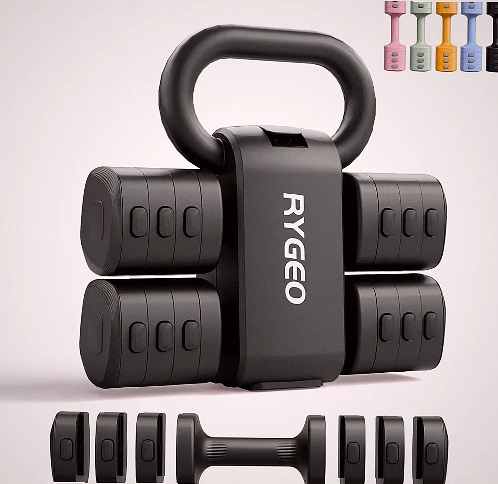 RYGEO 2-in-1 Verstellbares Hantelset