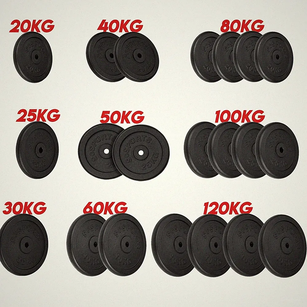 ScSPORTS Hantelscheiben 40 kg Set
