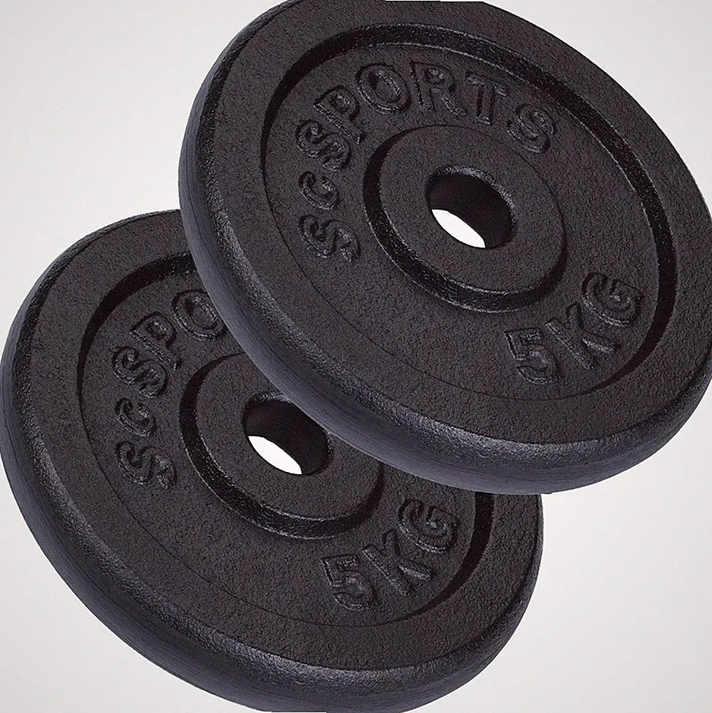 ScSPORTS® Hantelscheiben Set Ø 30mm Gusseisen Gewichtsscheiben Gewichte