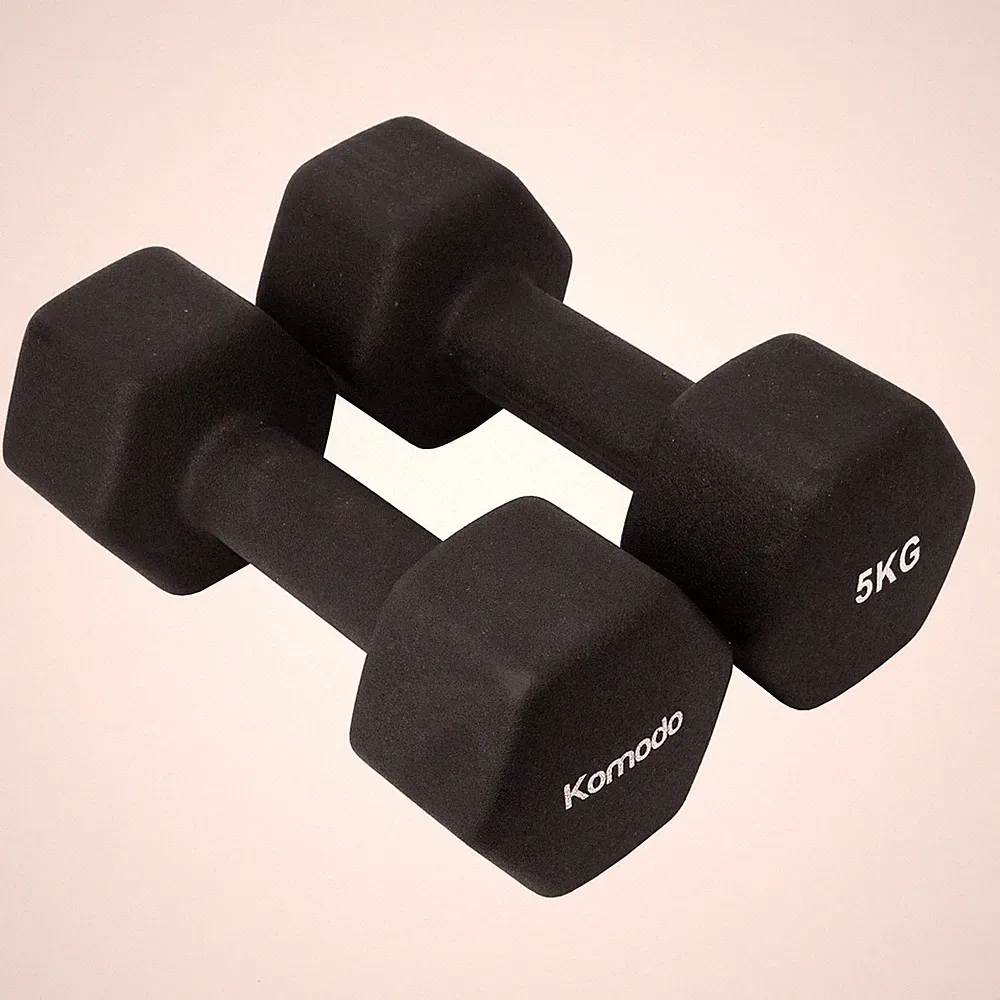 Set 2x Neopren Hanteln Paar rutschfeste Gewichtheben Metallkern Gewichte