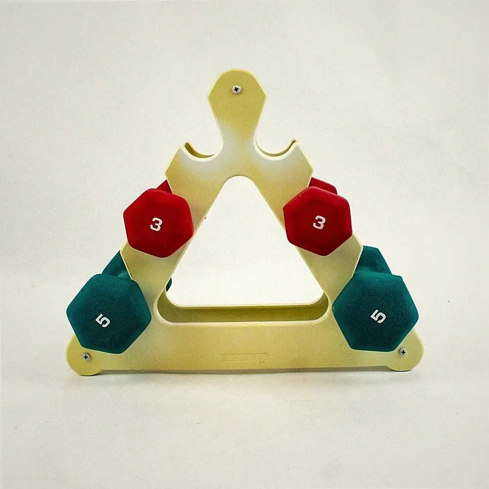 Set Aus 2 Kurzhantel-Sets 3 lb & 5 lb Mit Hantelständer