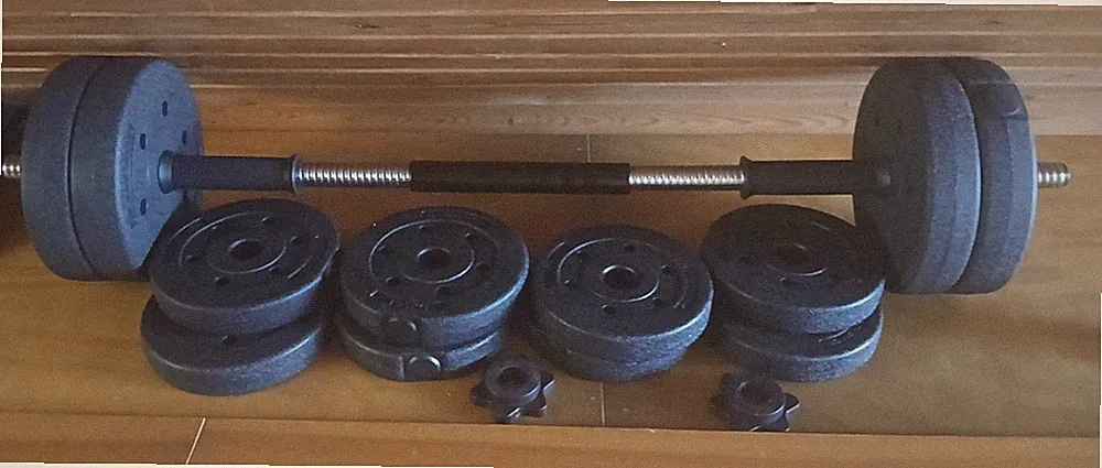 SONGMICS 2-in-1 Hantelset 20 kg – Kurzhanteln & Langhantel in einem!