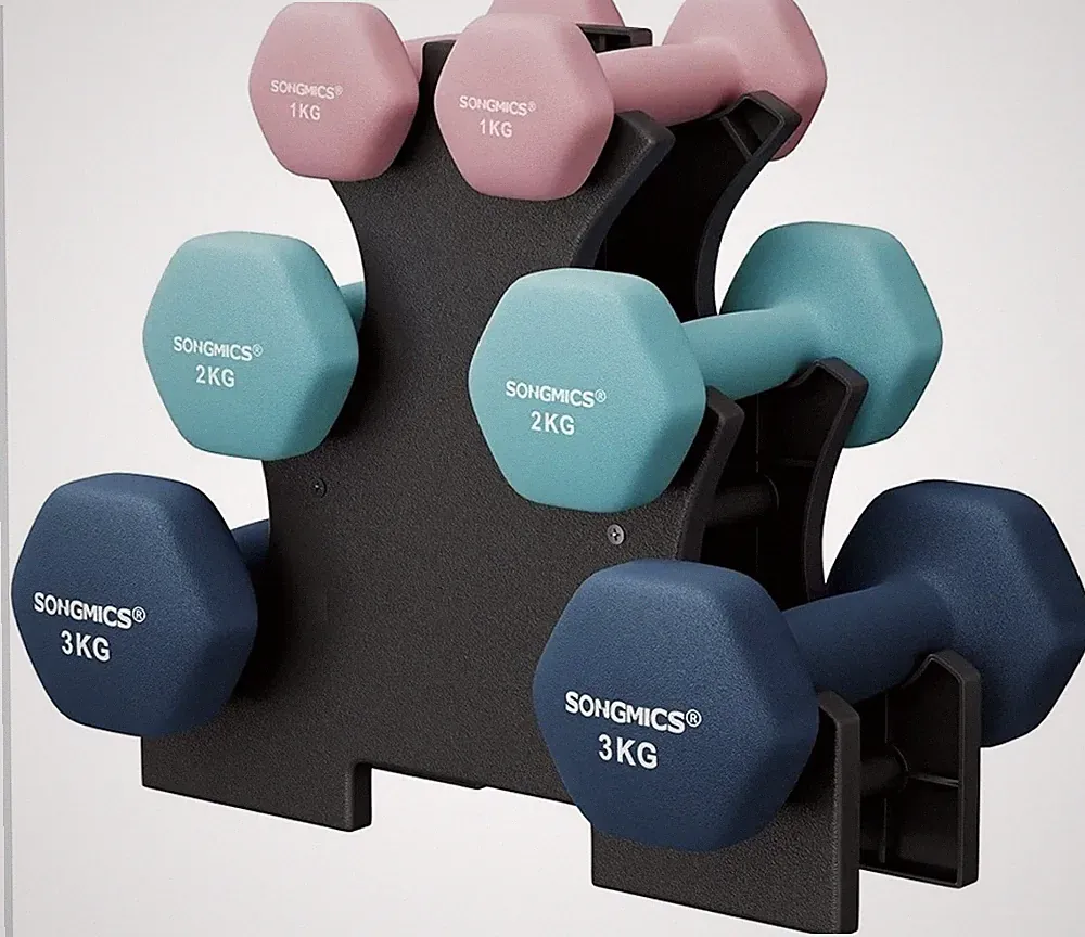 SONGMICS Hantel-Set 3 Paar 1-3 kg