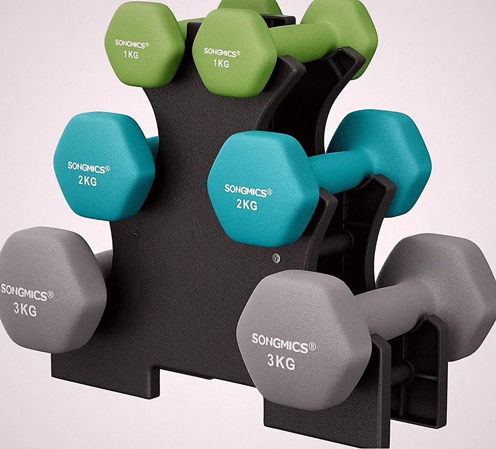 SONGMICS Hantel-Set 3 Paar 1-3 kg