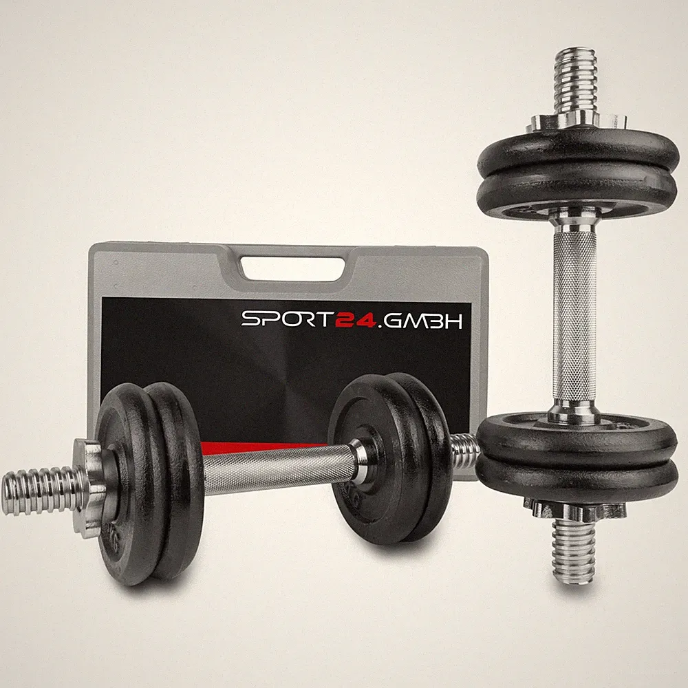 Sport 24 GmbH Kurzhantelset verstellbar 15 kg