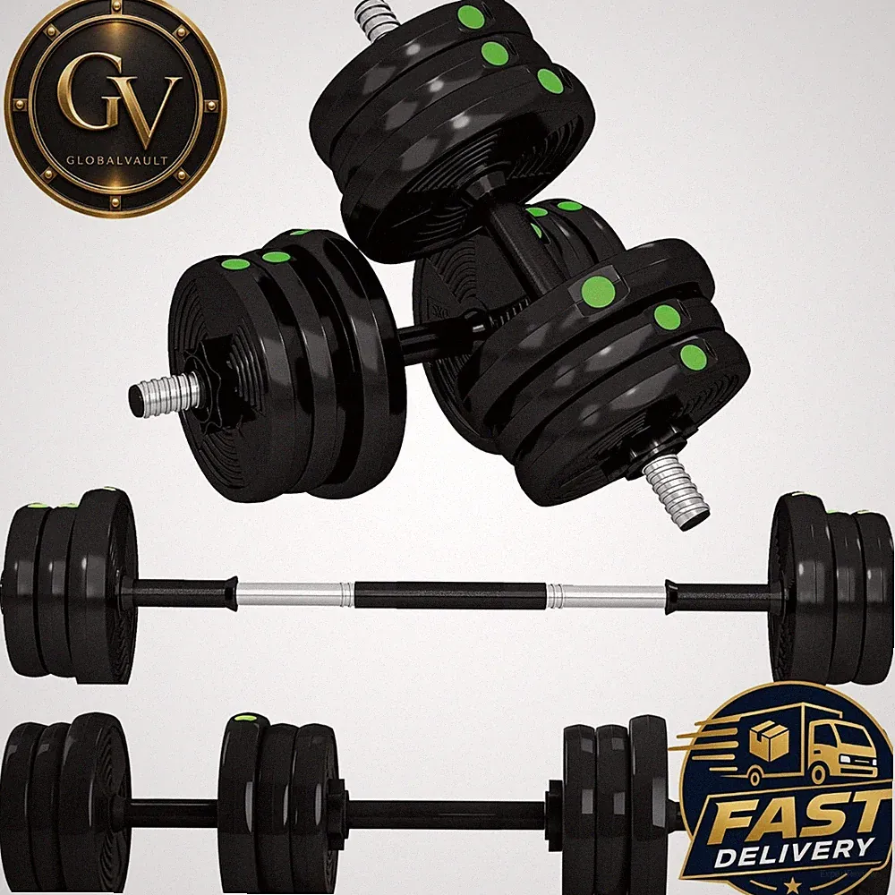 SPORTNOW 2-in-1 Kurzhantel Set 15-30kg
