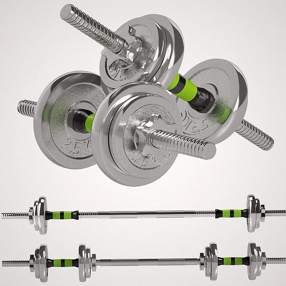 SPORTNOW 20kg 2-in-1 verstellbare Gewichte Hanteln Set für Home Gym