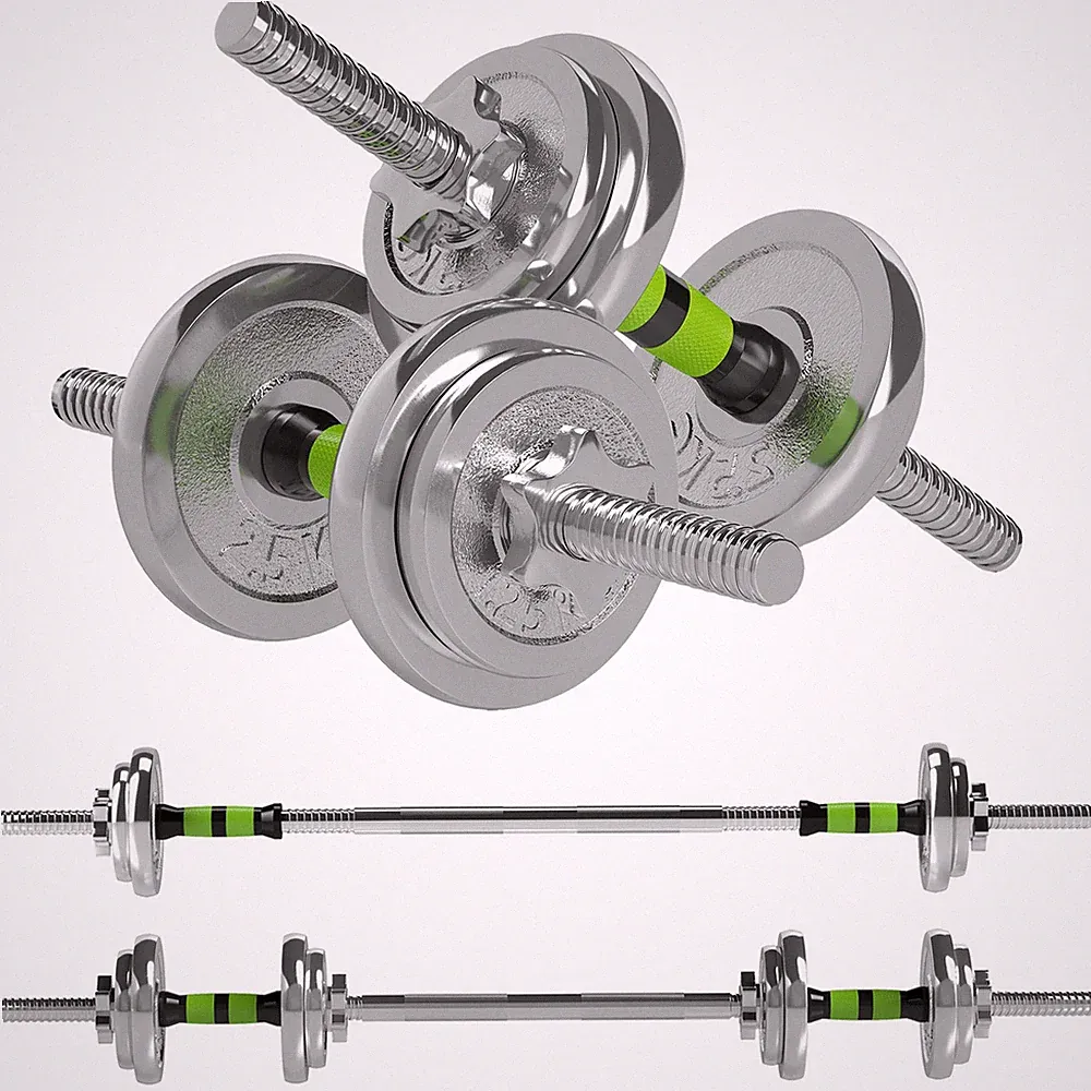 SPORTNOW 20kg 2-in-1 verstellbare Gewichte Hanteln Set für Home Gym