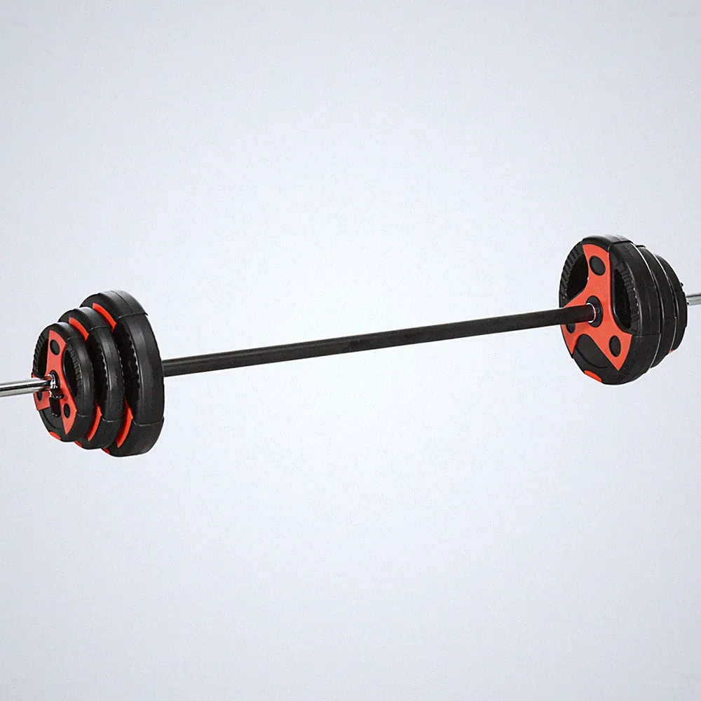 SPORTNOW 20kg Langhantel Set verstellbare Gewichte für Heimtraining