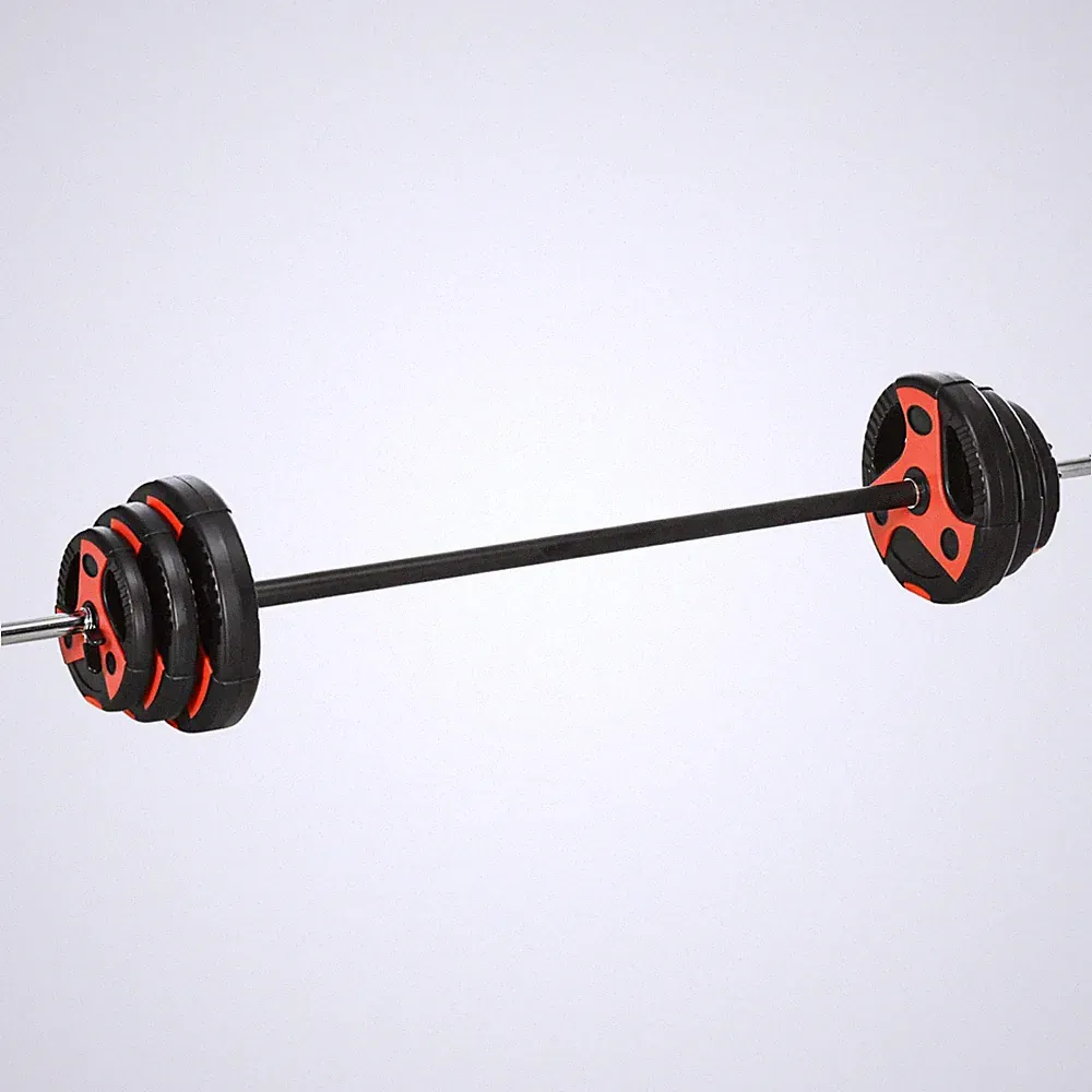 SPORTNOW 20kg verstellbare Langhantel Gewichte Set für Home Gym Krafttraining