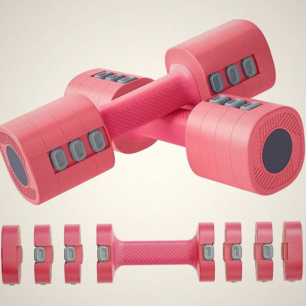 SPORTNOW 4-in-1 Verstellbare Hantel 1-2,5 kg
