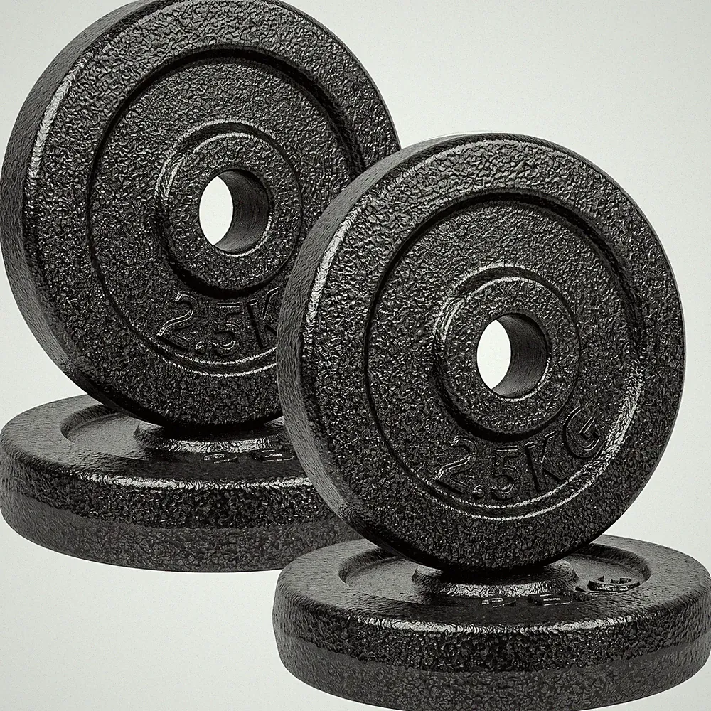 SPORTNOW Hantelscheiben Set, 1"/2,5cm Hantelscheiben Paar, 4 x 2,5kg