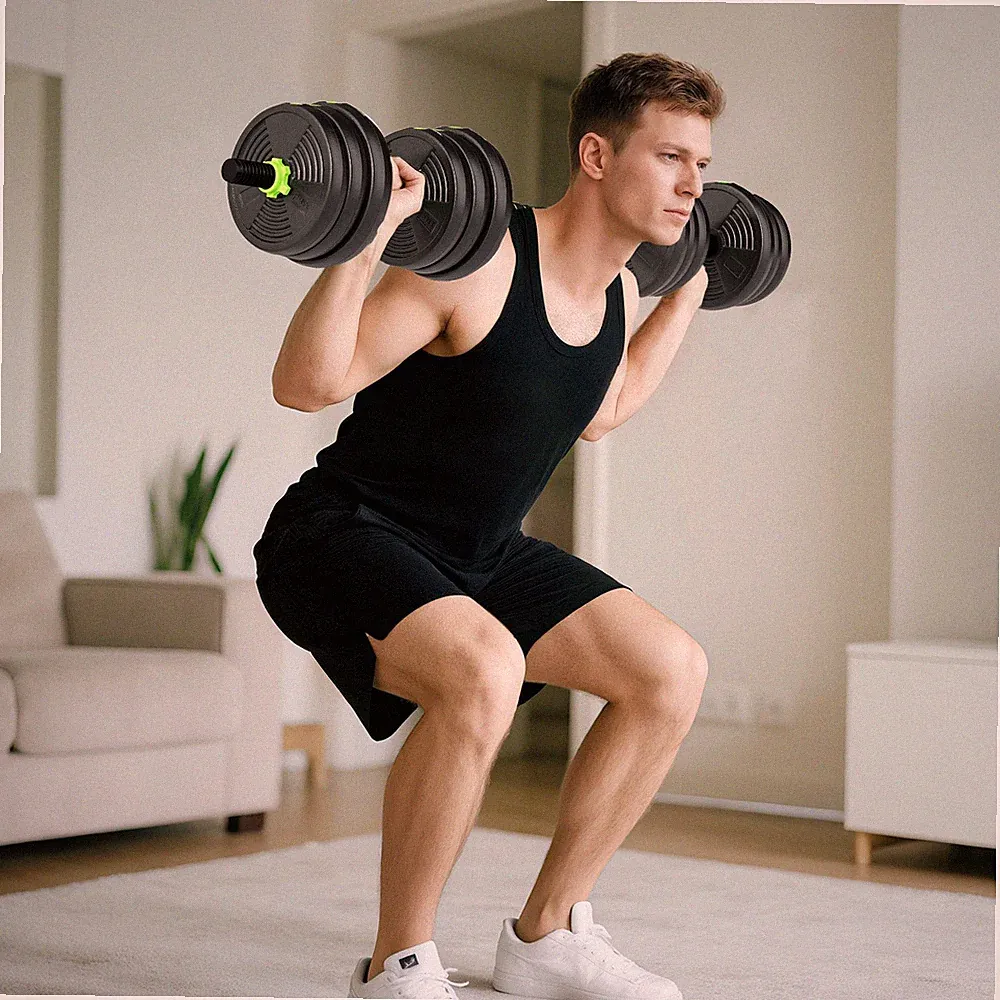 SPORTNOW Hantelset verstellbar 25 kg
