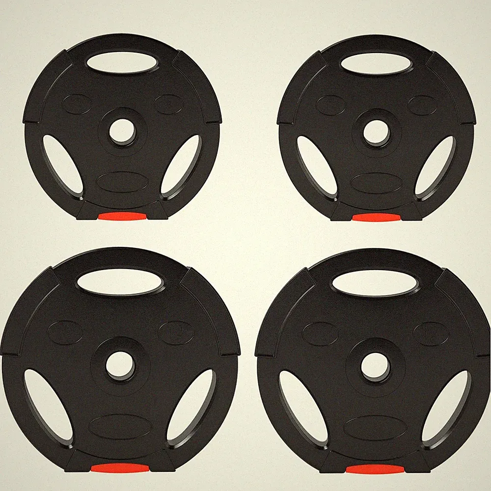 SPORTNOW Olympic Hantelscheiben Set für Home Gym, 2 x 5 kg, 2 x 2,5 kg