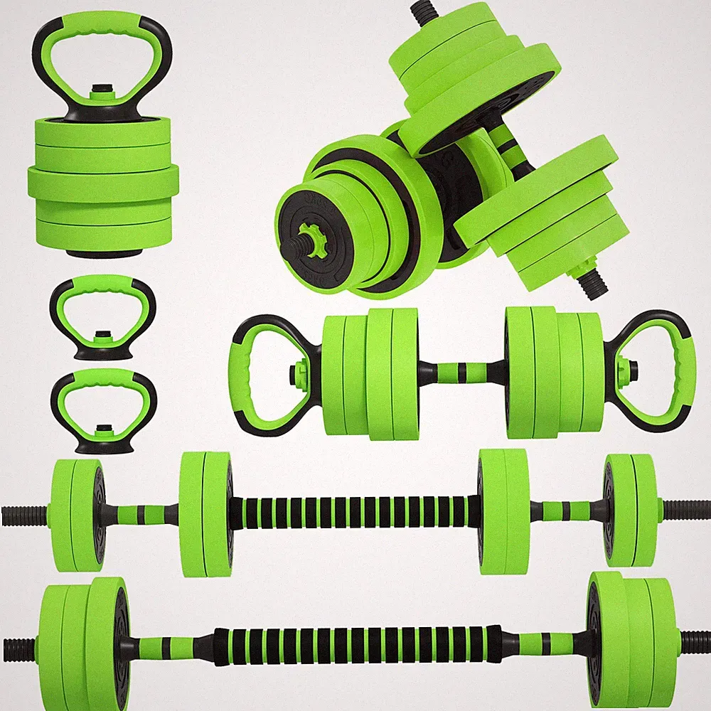 SPORTNOW Weight Hanteln Set, Langhantel, Kettlebell, Liegestützständer, 40 kg