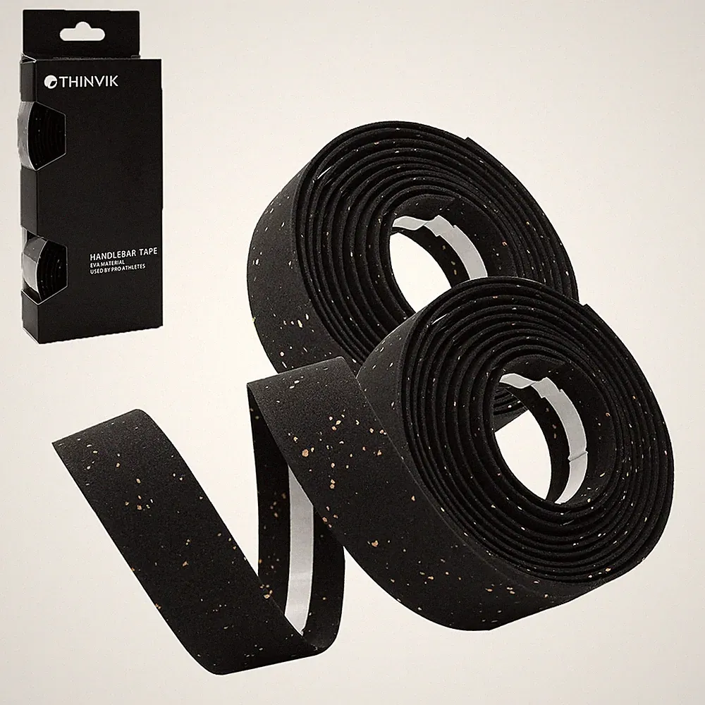 Thinvik Fahrrad Lenkerband aus EVA und Kork 2er Set Lenkerwickler p...