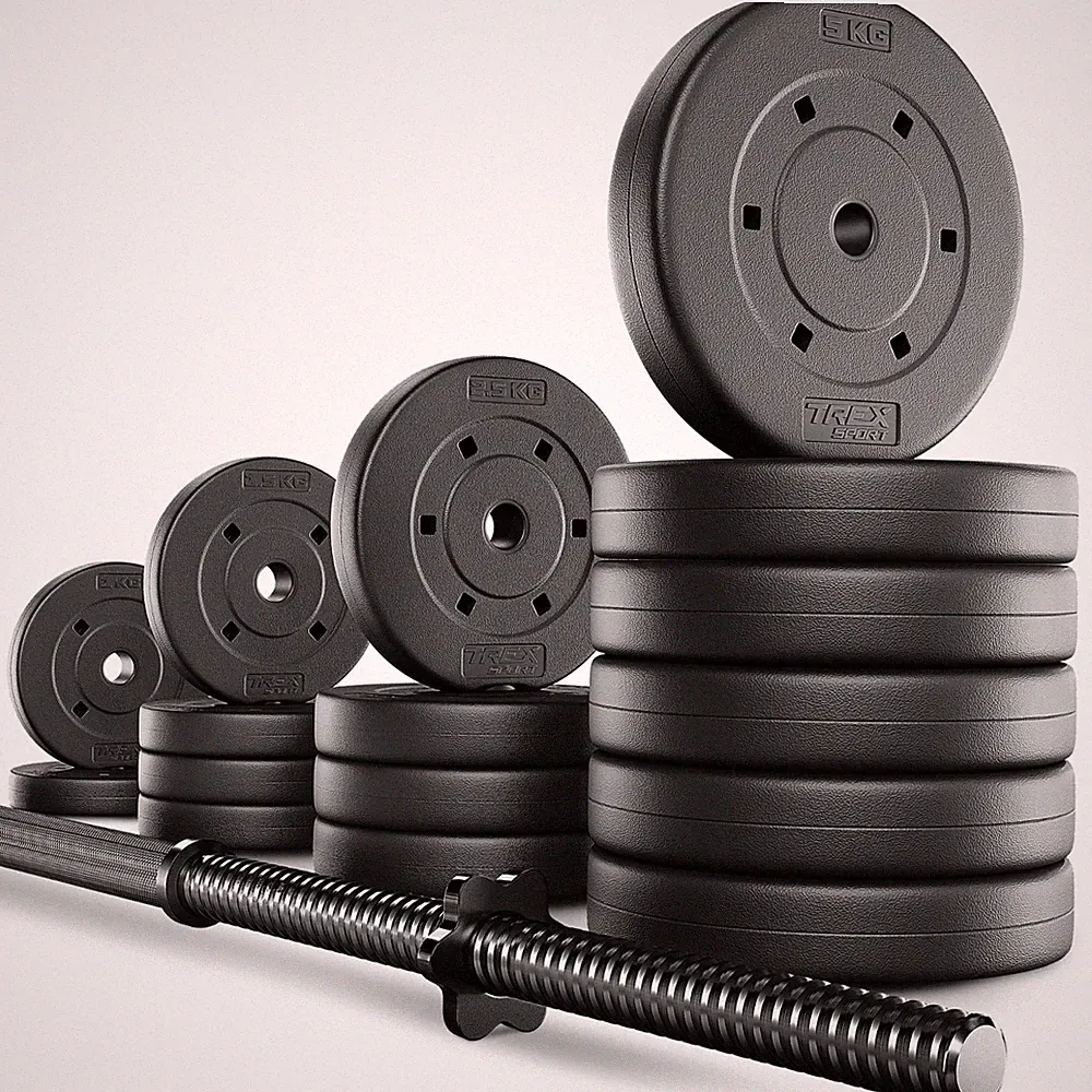 TREX SPORT Langhantel Set 55 kg