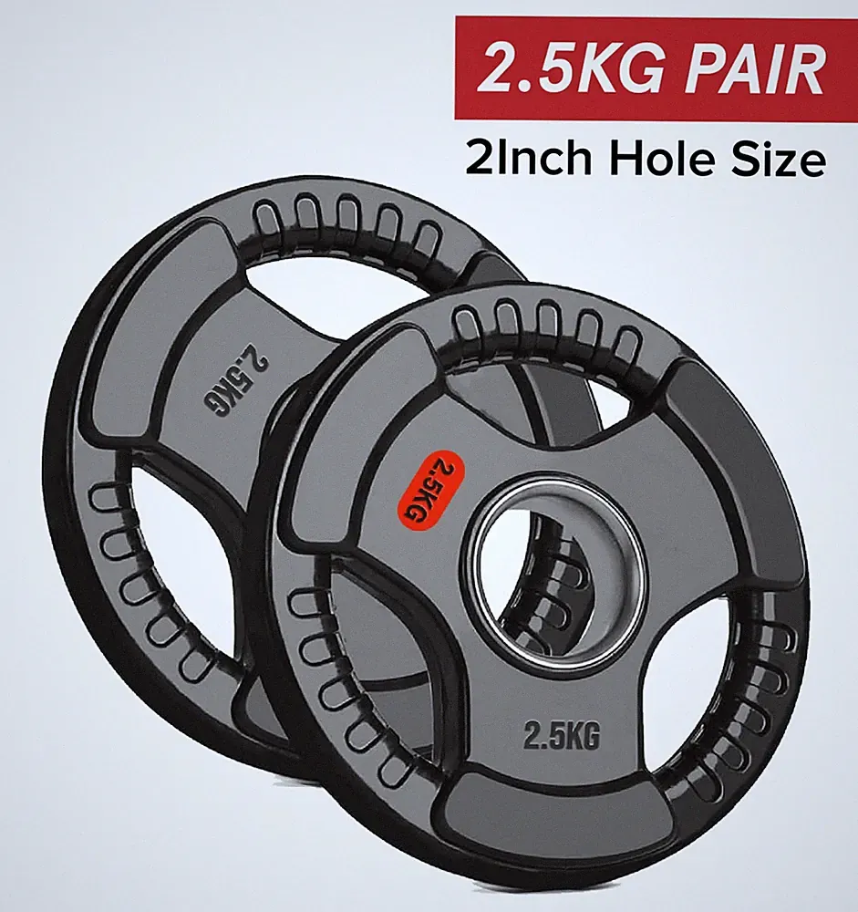 Tri-Grip Hantelscheiben 1,25-25kg Paar & Sets für Gym, Kraft & Fitness