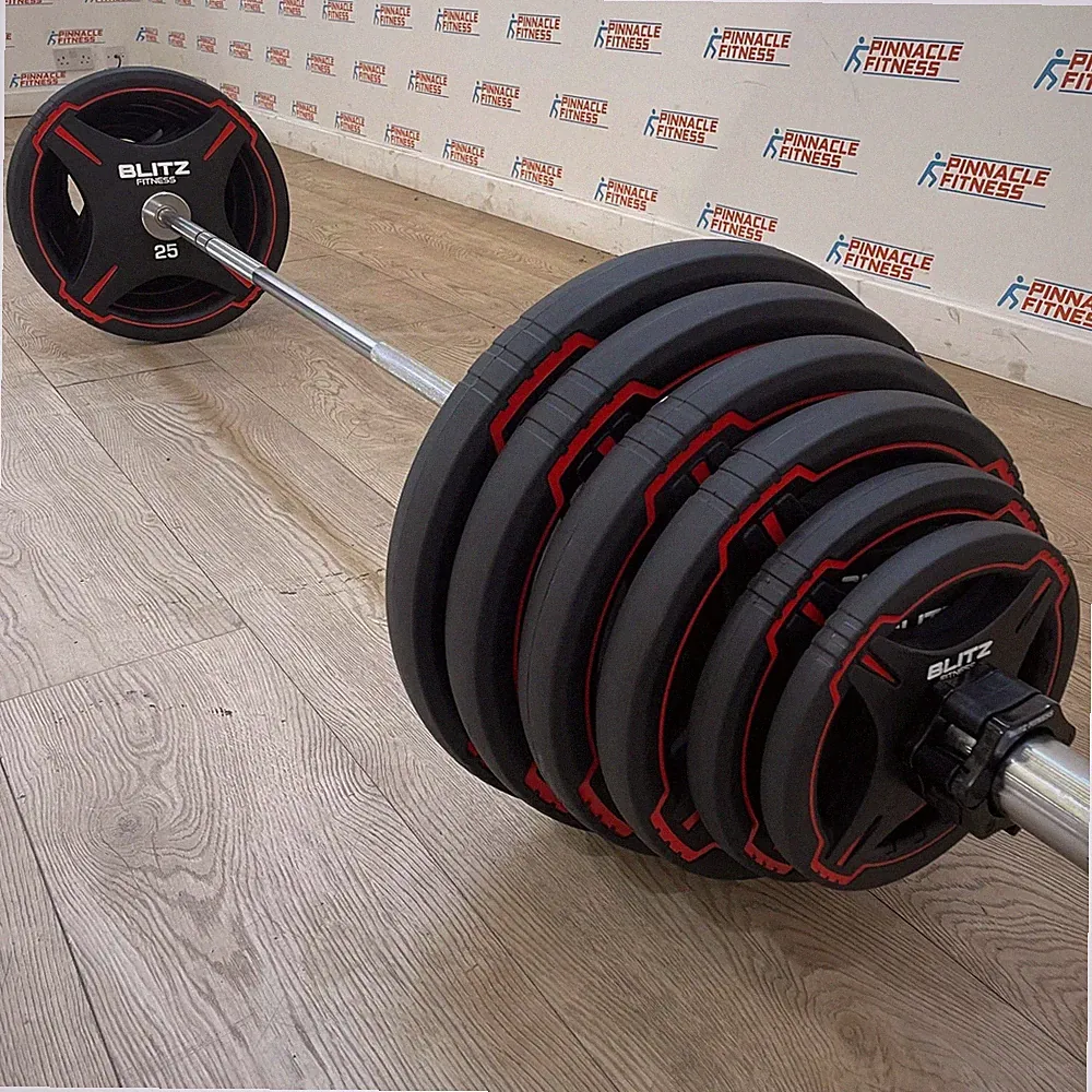 Urethan Olympic Hantelscheiben 175kg Set von Blitz Fitness
