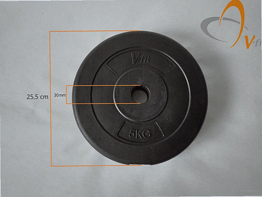 V-Fit 5 kg Hantelscheibe Vinyl