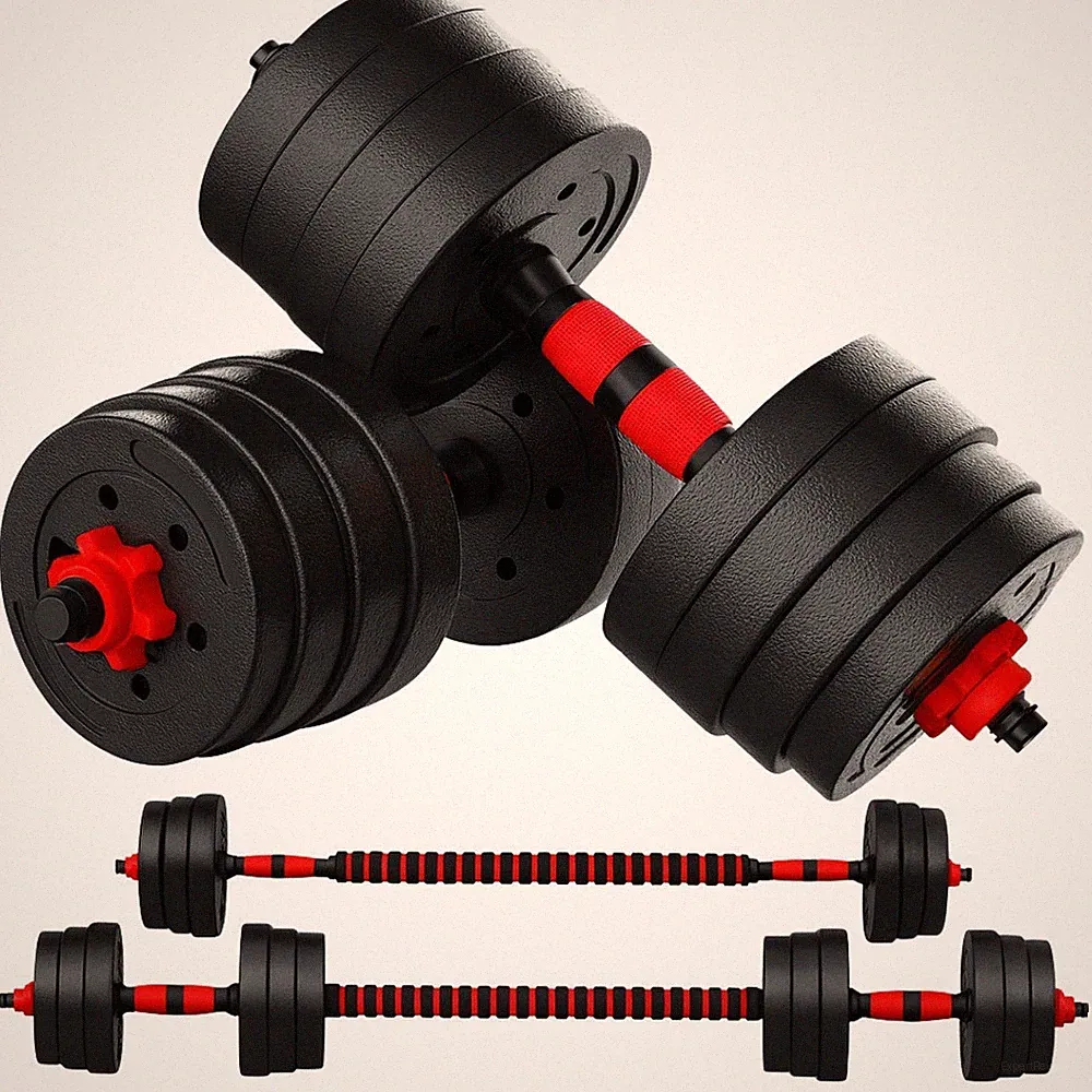 10KG-30KG Verstellbare Hantel Langhantel Set Gewichtheben Gym & Home World Cup