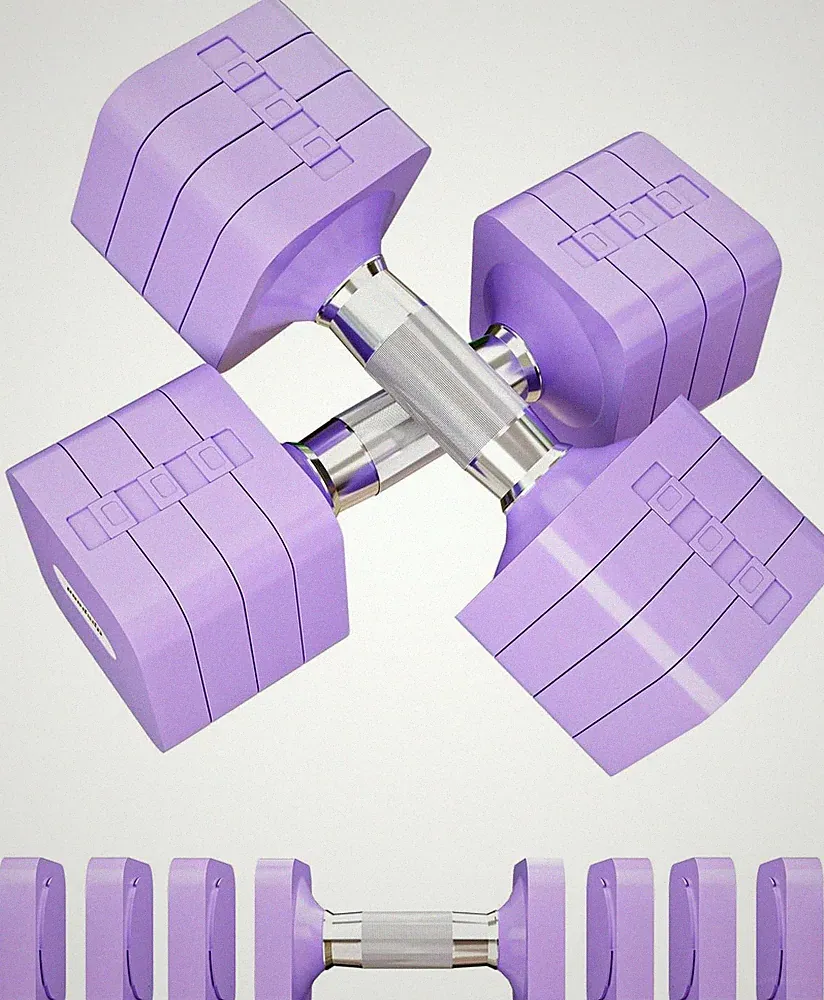 Verstellbare Hanteln 10 kg 4 in 1 Hantelset für Home Gym Krafttraining Workout