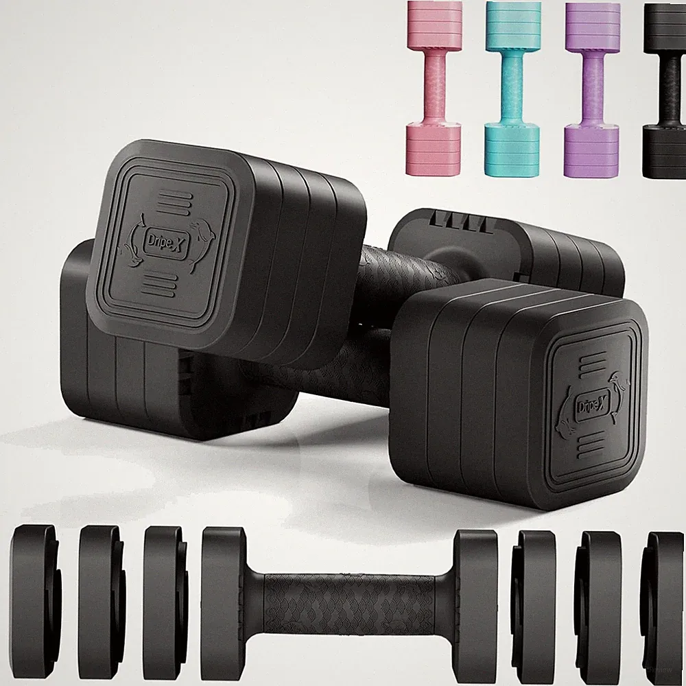 verstellbare Hanteln Set 5kg 2,5kg Kurzhantel Gewichte Fitness Geräte