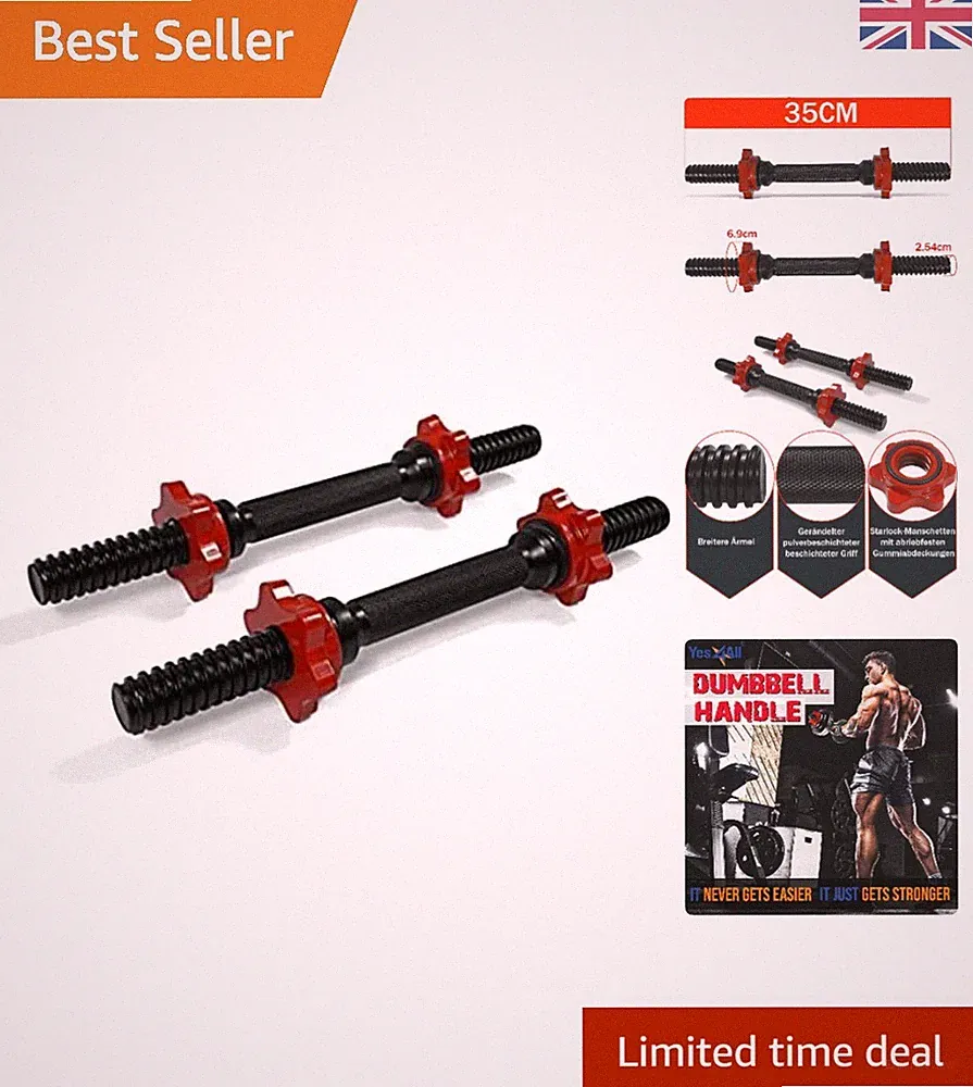 Verstellbare Hantelstangen aus legiertem Stahl - sicher, leicht, perfekt für Home Gym