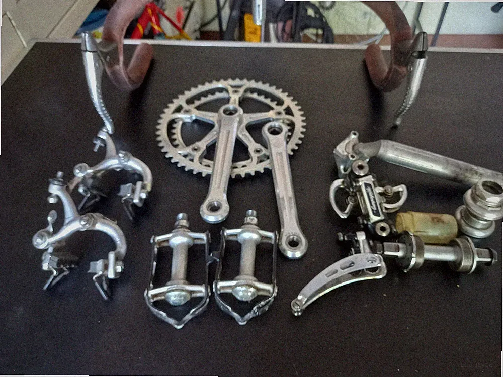 Vintage Campagnolo Super Record Pat 80' Gruppe