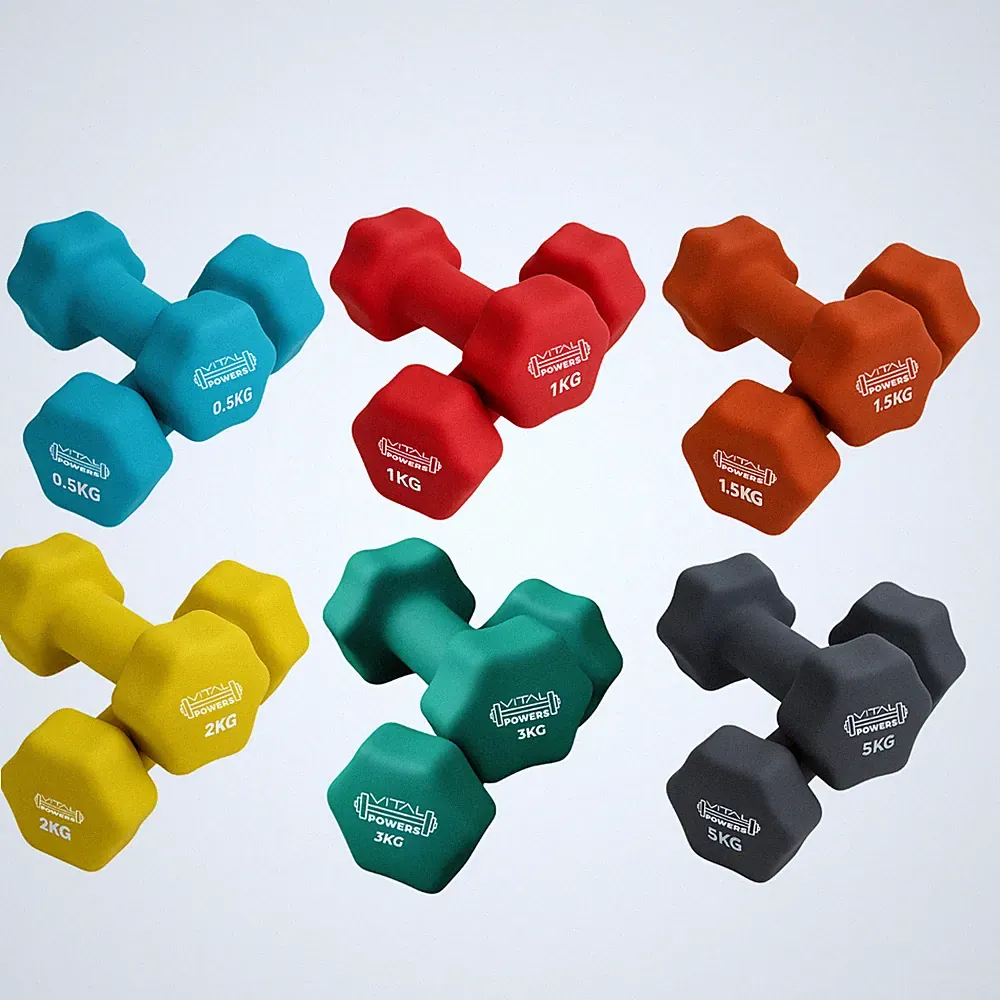 VITAL POWERS Kurzhanteln Neopren 1,5 kg