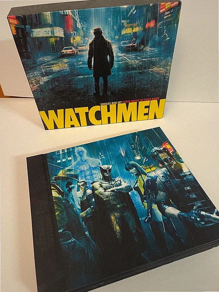 WATCHMEN Singles Box Set Tyler Bates 7 Vinyl Picture Disc Limited Edition RAR!