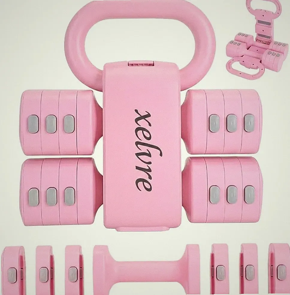 XELVRE 2-in-1 Hanteln Set verstellbar 1-5,5 kg