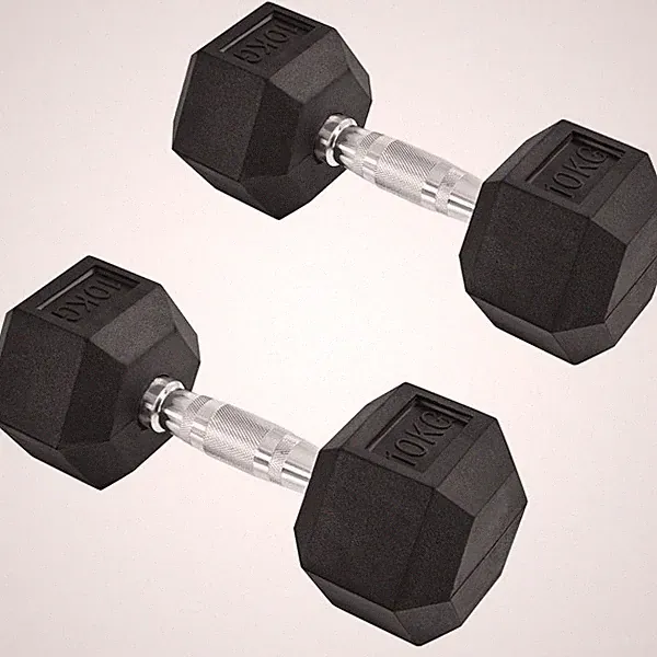 Yaheetech 2er-Set Kurzhanteln 2 × 10 kg Sechskant